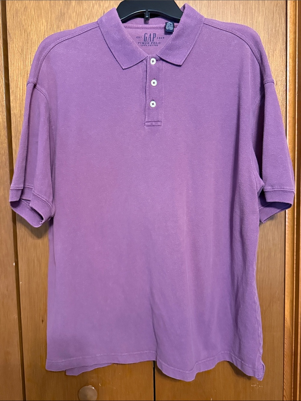 GAP Men's Lavender Purple Polo